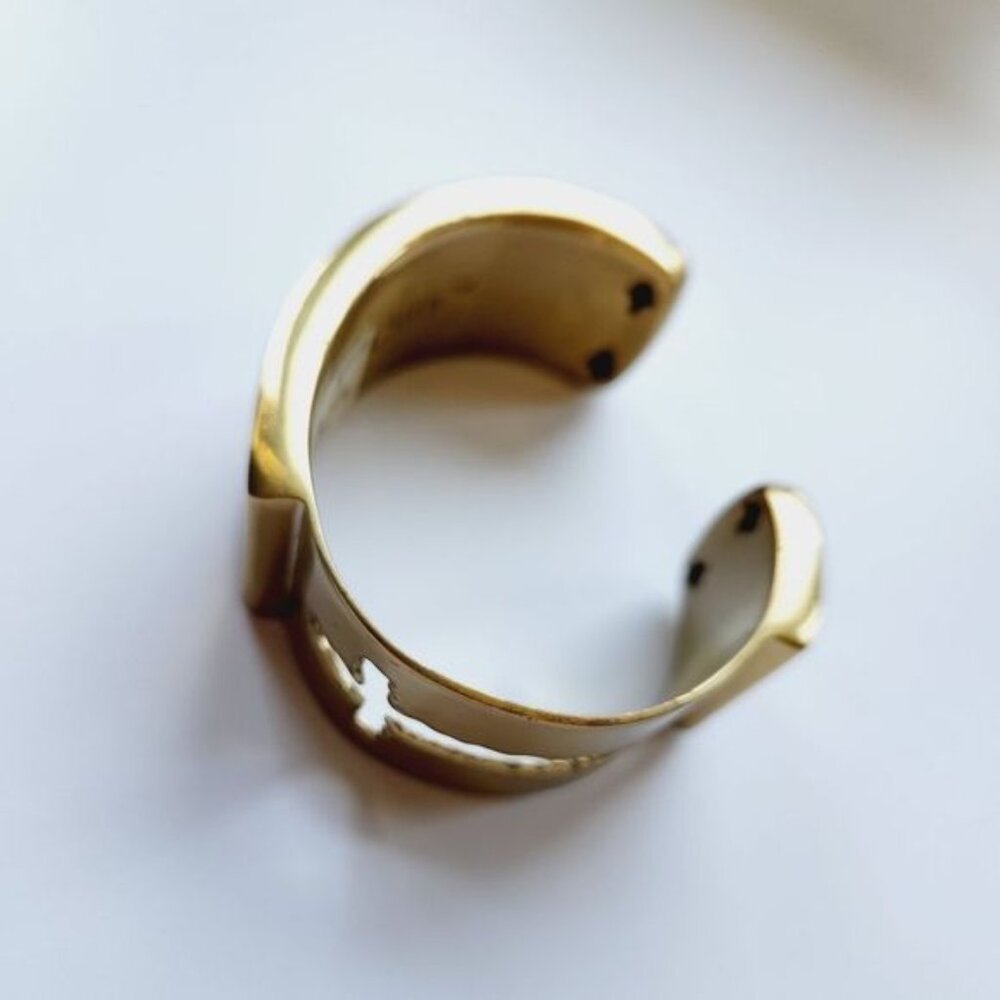 Cross Gold Bangle - image 3